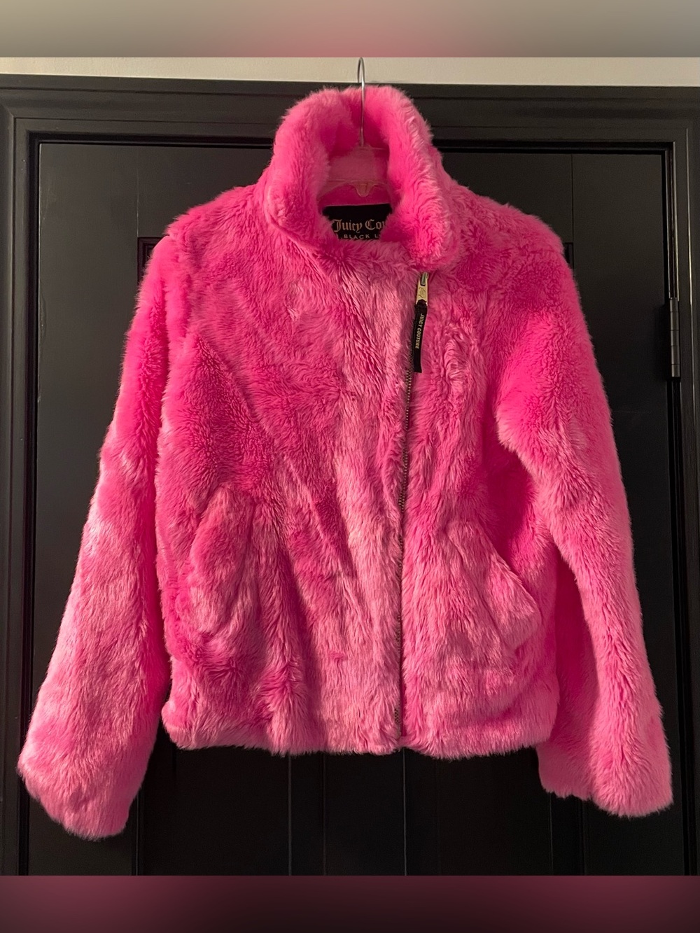Juicy Couture Vibrant Pink Teddy Jacket - Picture 3 of 9
